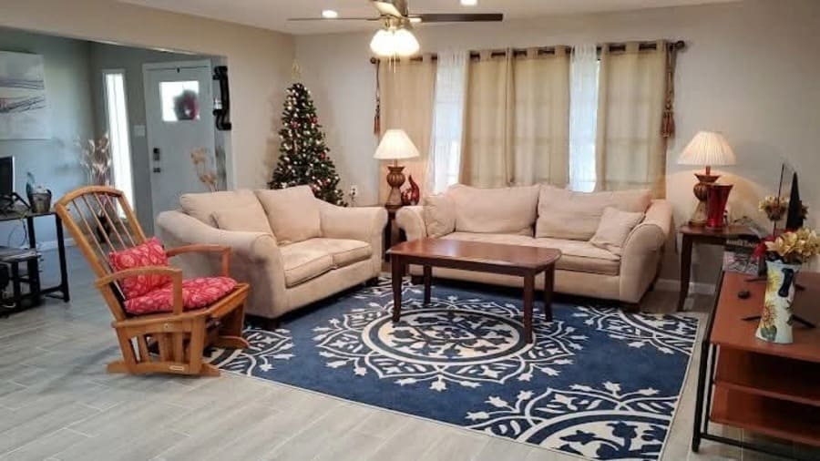 Cozy shared lounge
